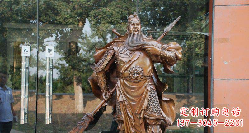 合肥关公古代人物铜雕