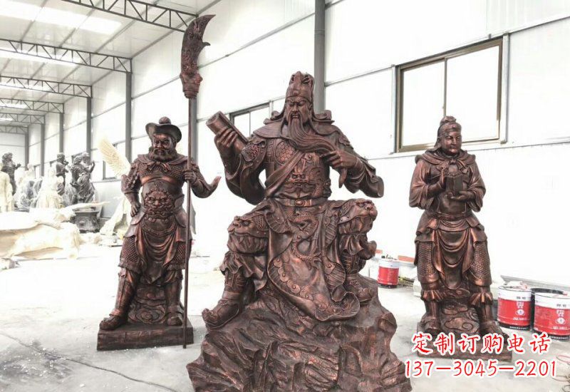 合肥雕刻关公,传承历史文化