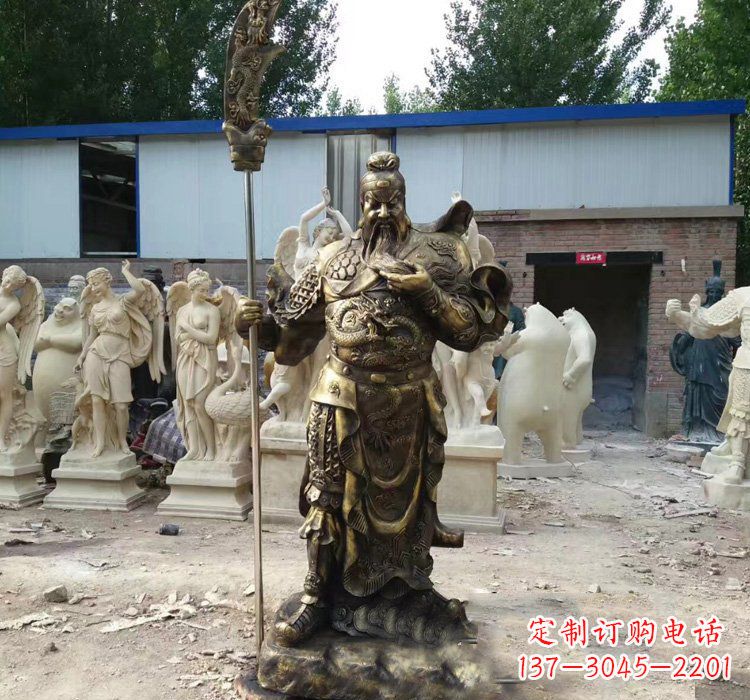 合肥精致古典,尊贵典雅--关公铜雕定制