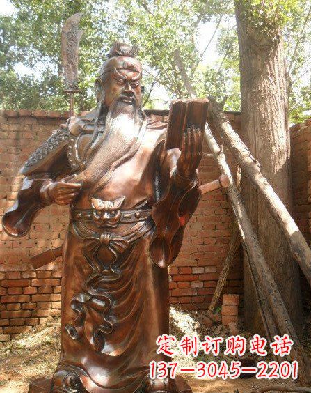 合肥全新关公铜雕,让你的收藏更个性!