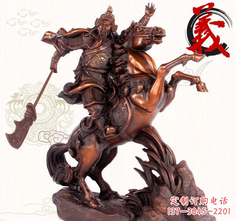合肥中领雕塑:脱胎于古代传奇的关公铜雕