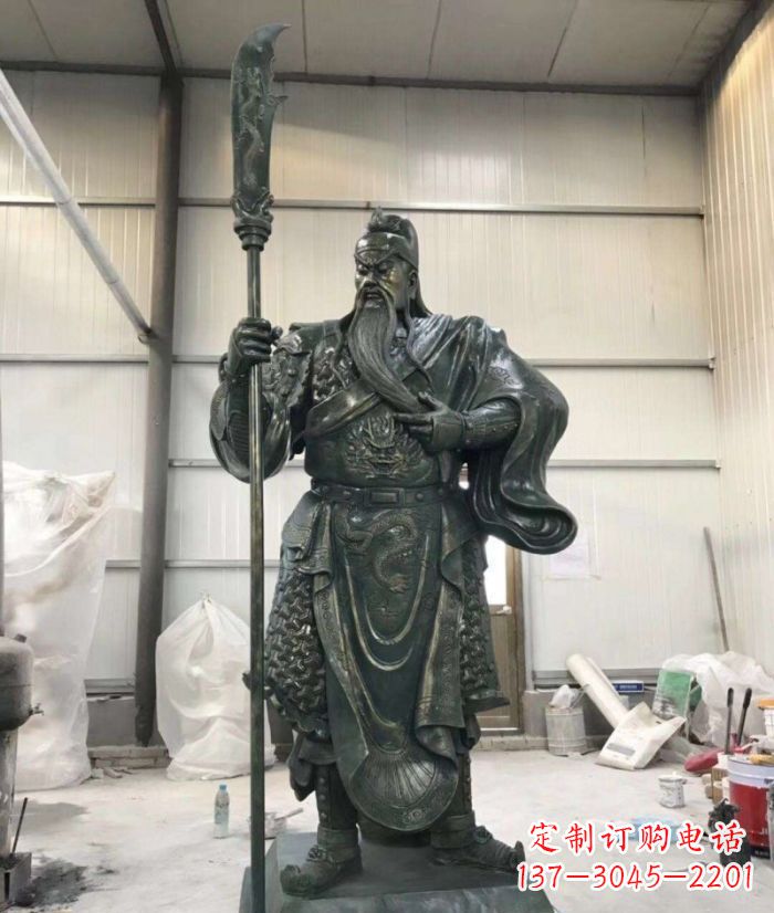 合肥正宗唐朝关公铜雕艺术品