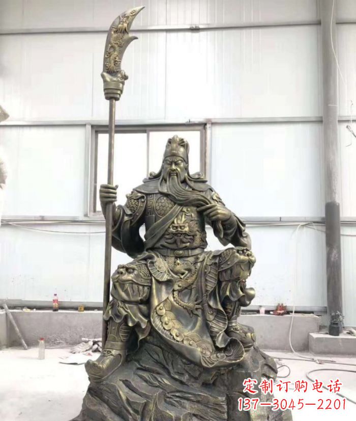 合肥关公铜雕,令您的装饰更加添彩