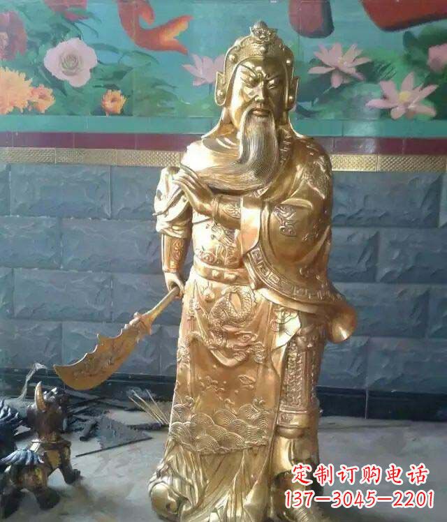 合肥精美铜雕关公雕塑