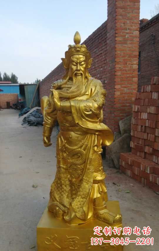 合肥精美关公铜像雕塑