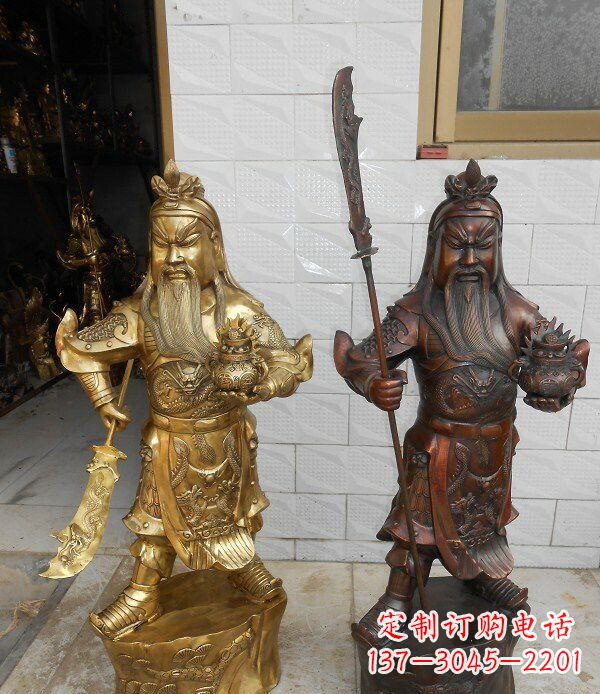 合肥拥有历史韵味的关公武财神铜雕