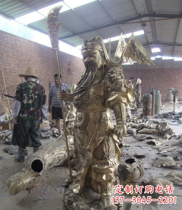合肥关公铜雕:传承中国传统文化