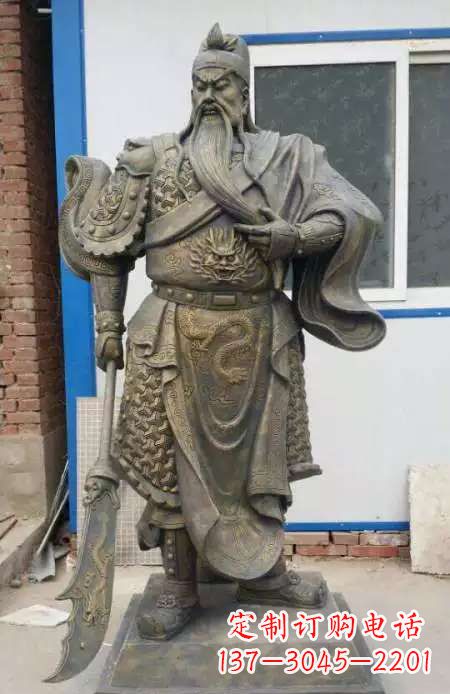 合肥中领雕塑：传承传说，精美制作关羽铜雕