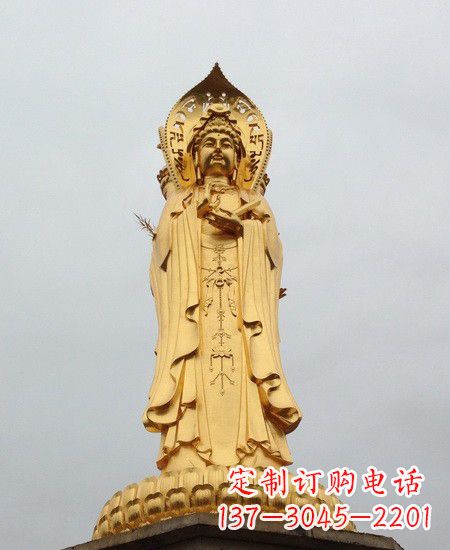 合肥观音铜雕塑-传承千年古风