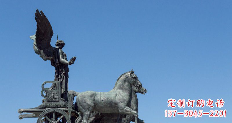 合肥广场阿波罗战车景观铜雕