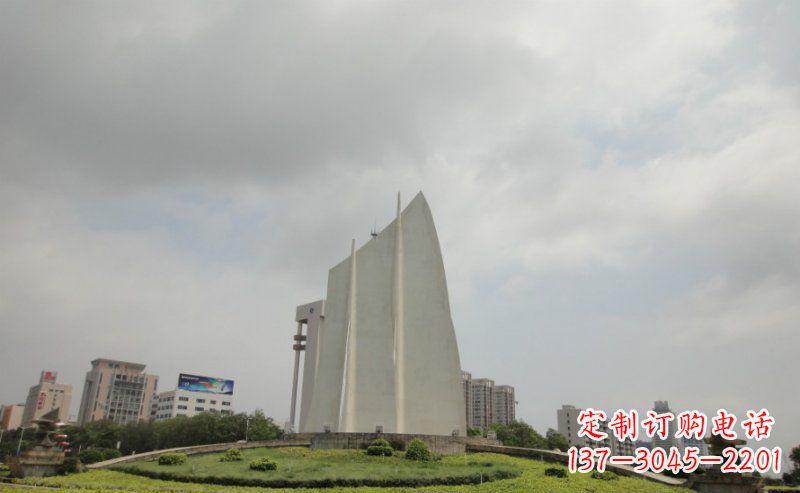 合肥中领雕塑:让你的空间更英伦风——不锈钢抽象船帆雕塑