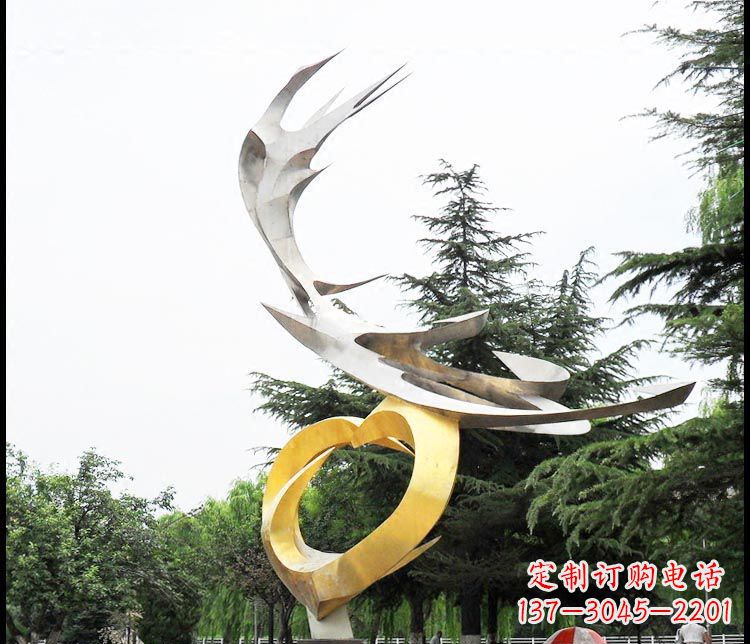 合肥典雅凤凰抽象雕塑