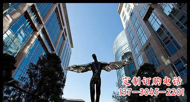 合肥精美不锈钢抽象天使雕塑