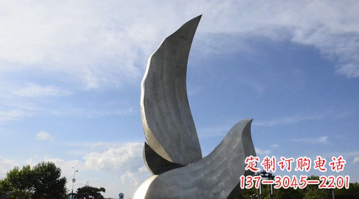 合肥领雕塑带来的和平鸽雕塑