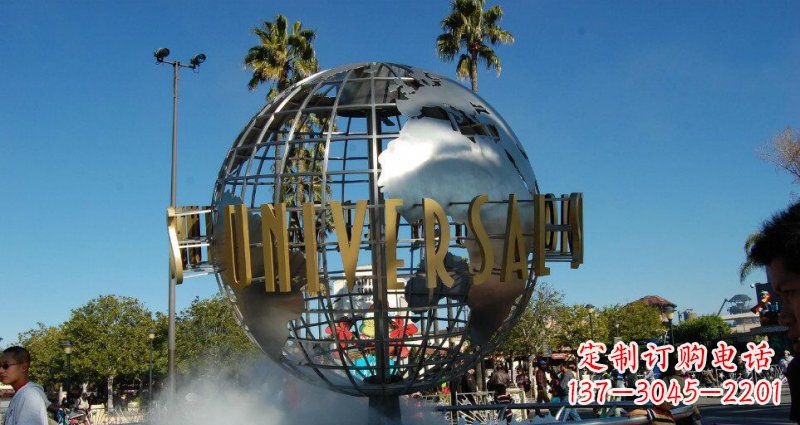合肥中领雕塑仿真不锈钢地球雕塑