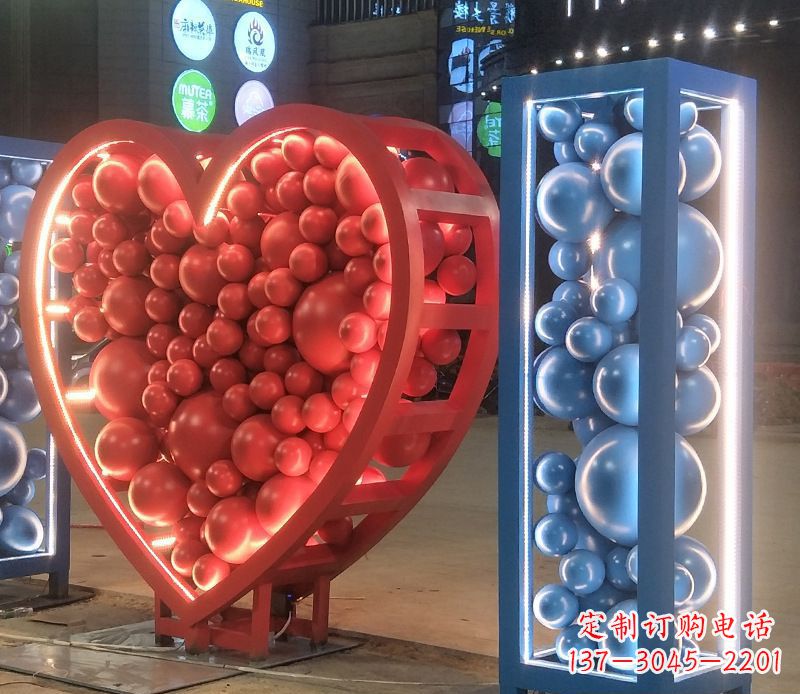 合肥艺术级不锈钢字母雕塑