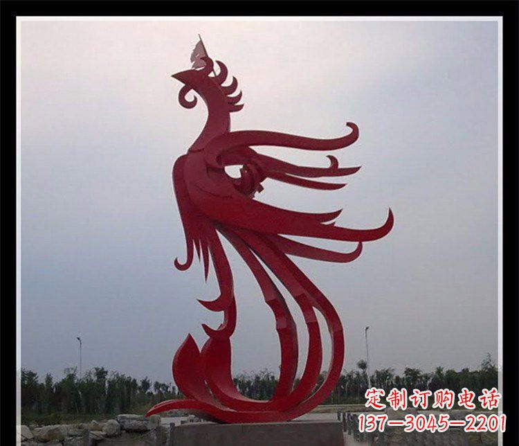 合肥精美不锈钢凤凰雕塑