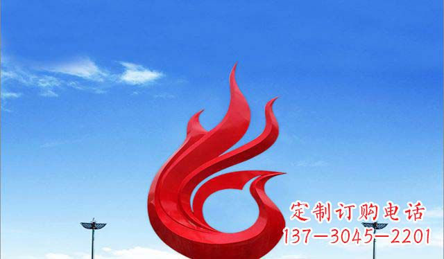 合肥优雅定制,高贵不锈钢凤凰雕塑