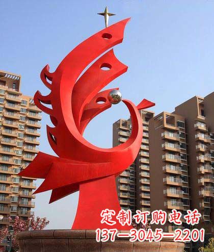 合肥凤凰明珠,以雕塑彰显传承千百年的灿烂文明