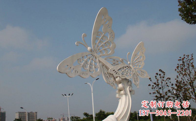 合肥完美的蝴蝶不锈钢雕塑