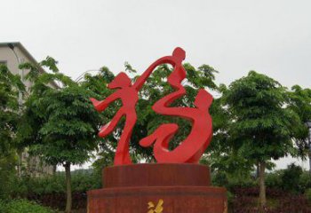 合肥精致大气的不锈钢抽象福字雕塑