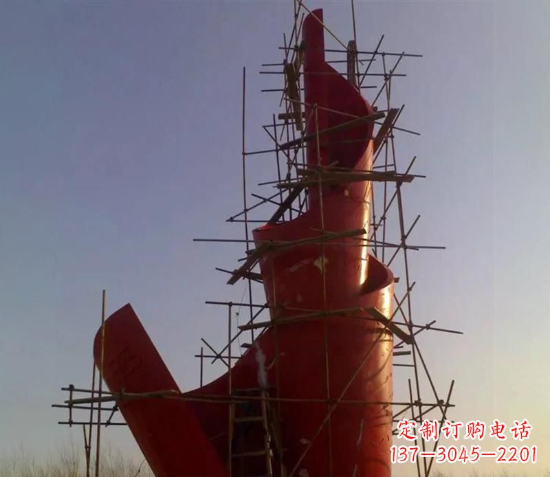 合肥广场不锈钢火炬景观雕塑