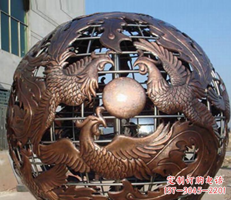 合肥中领雕塑定制经典龙凤雕塑;
