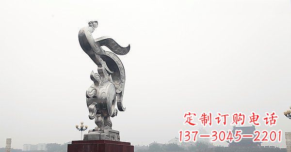 合肥炫丽凤凰,景观雕塑精美绝伦