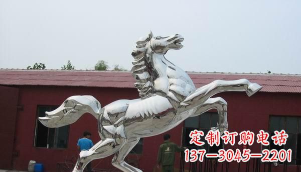合肥中领雕塑-不锈钢动物雕塑