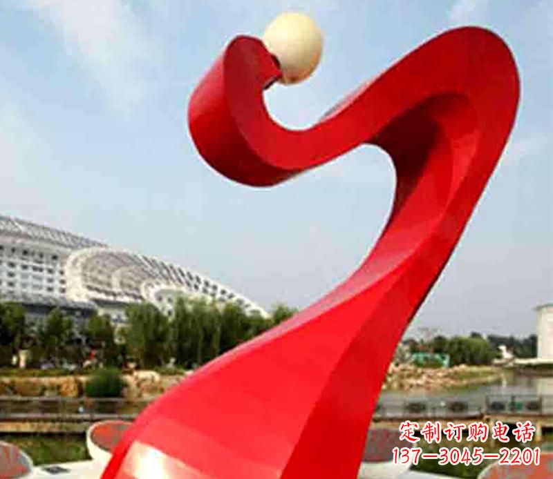 合肥不锈钢飘带景观雕塑,重新定义型格空间