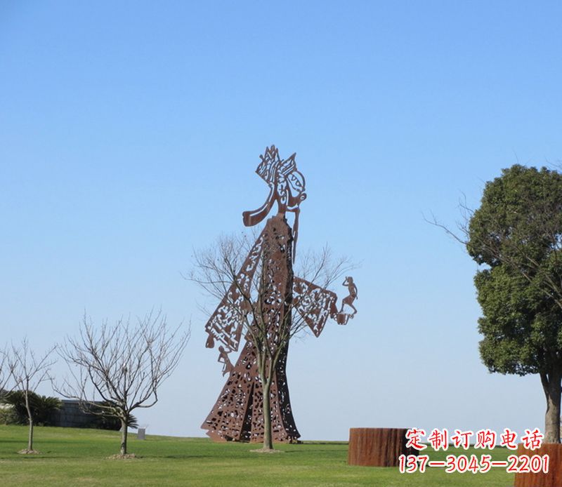 合肥全新不锈钢艺术皮影戏雕塑