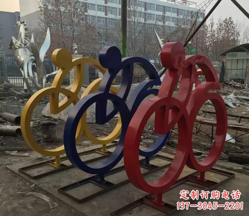 合肥中领雕塑推出的自行车雕塑是一件别具一格的…