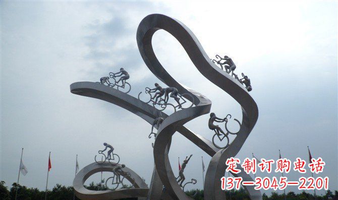 合肥让你个性十足的自行车雕塑