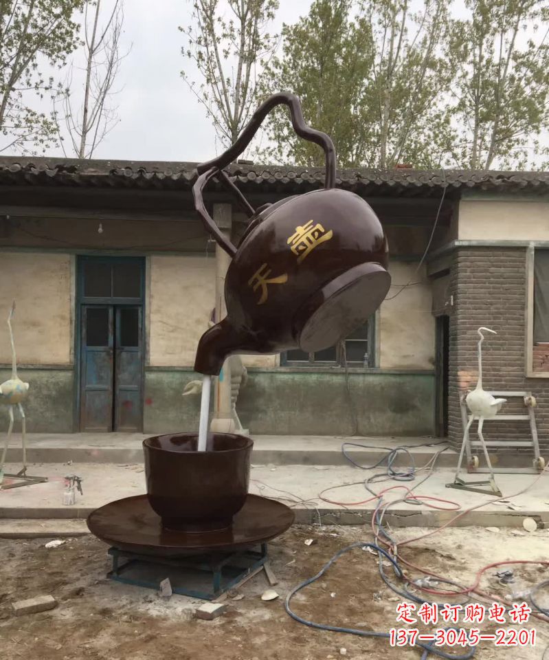 合肥茶壶精美铜雕，为您打造经典景观雕塑
