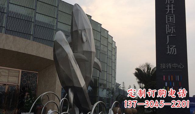 合肥品质超凡的不锈钢海豚雕塑