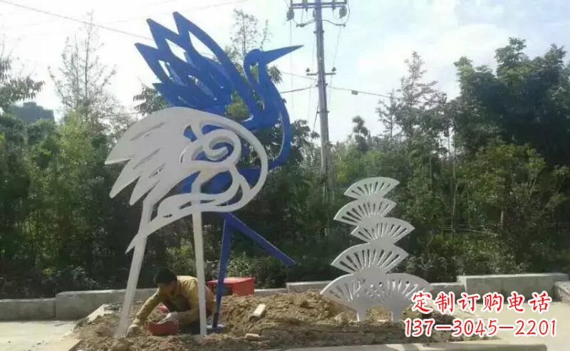 合肥精美天鹅不锈钢雕塑