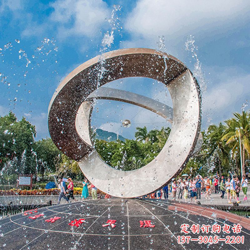 合肥广场创意不锈钢喷泉