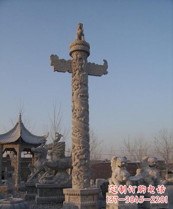 合肥广场大理石华表雕塑