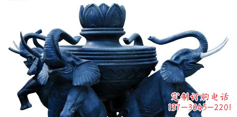 合肥中领雕塑:艺术大象铜雕