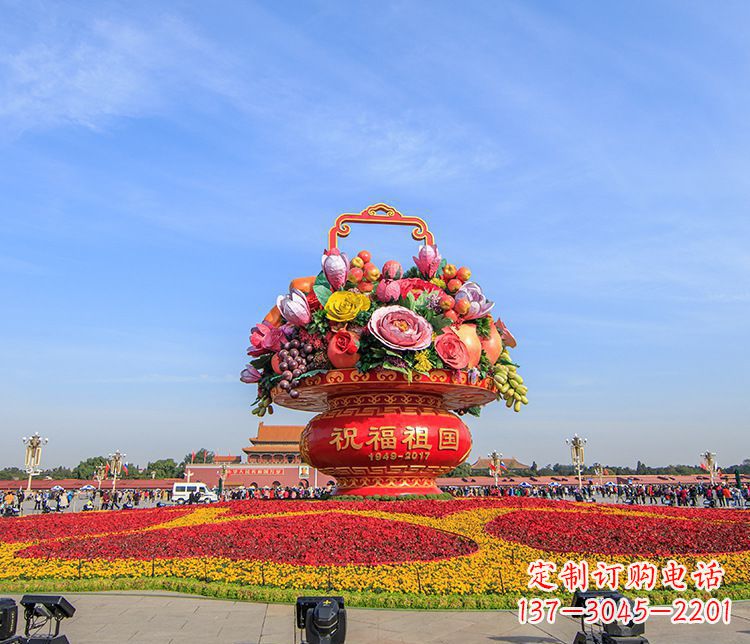 合肥大型不锈钢花篮雕塑,艺术缔造美好景观