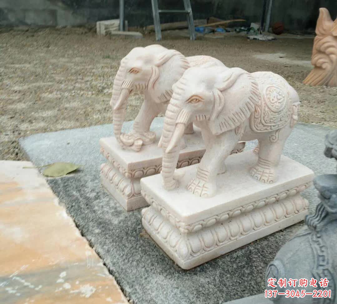 合肥汇聚大象精神的石雕大象