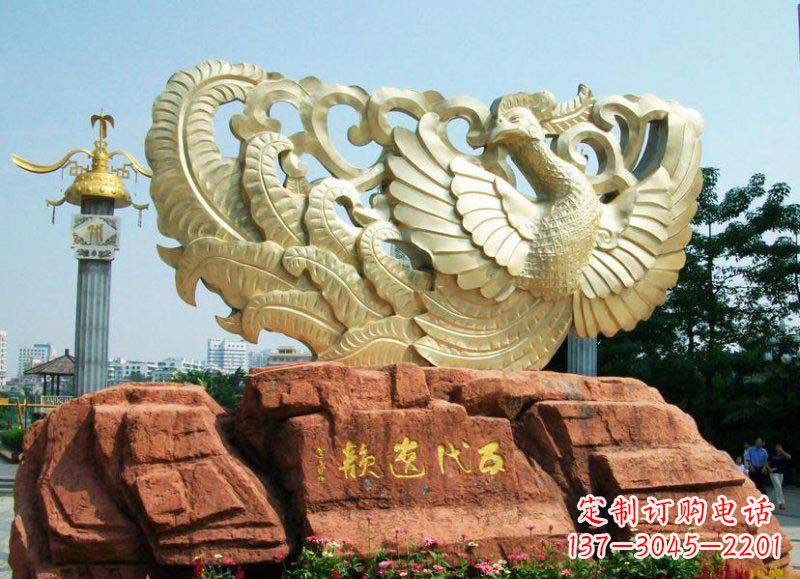 合肥中领雕塑凤凰雕塑,精美绝伦