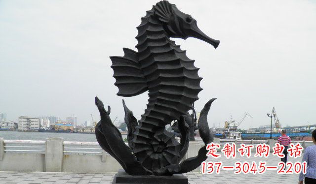 合肥广场海马铜雕