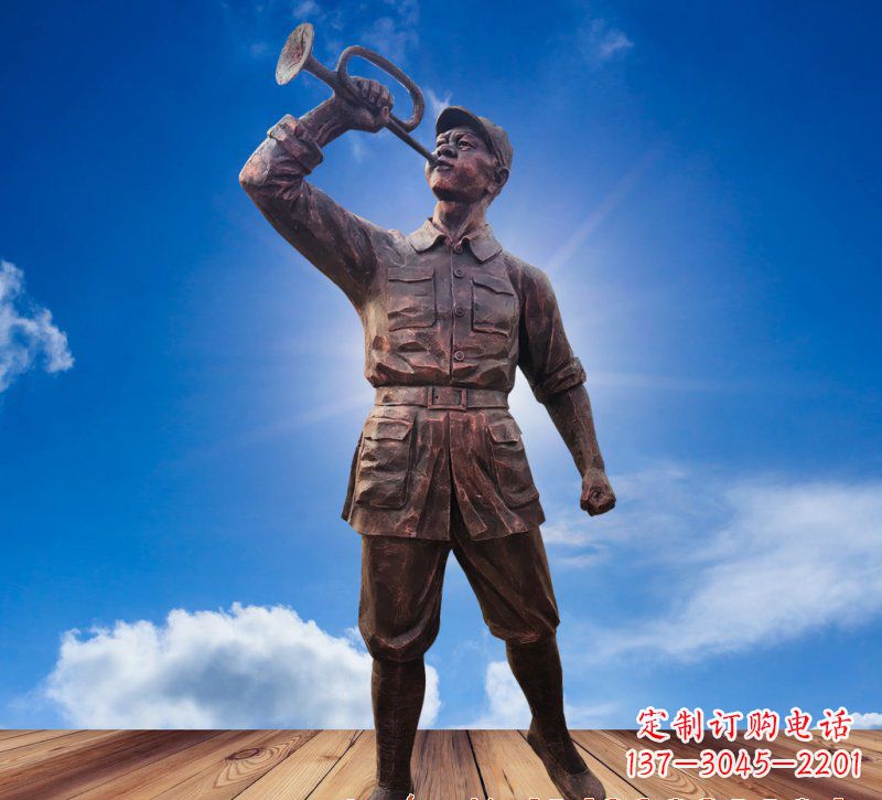 合肥领雕塑:具有历史意义的红军铜雕