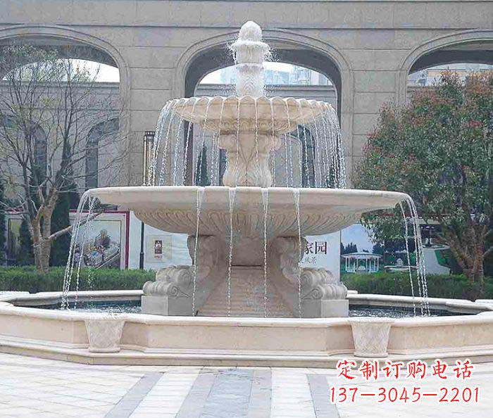 合肥为广场添彩的喷泉大型石雕