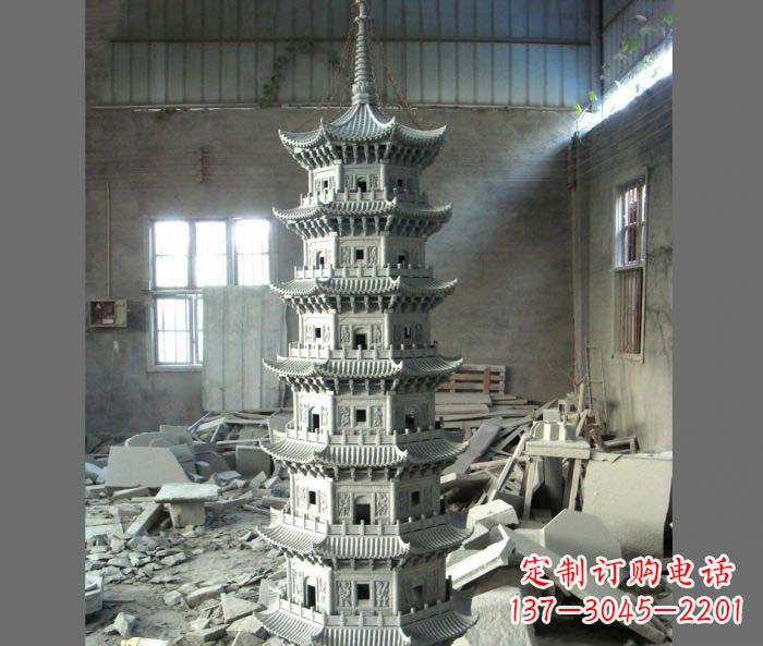合肥多层宝塔石雕,让您的景观更加出彩