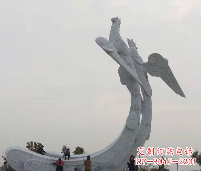 合肥中领雕塑:凤凰石雕,精美瑰丽的艺术品