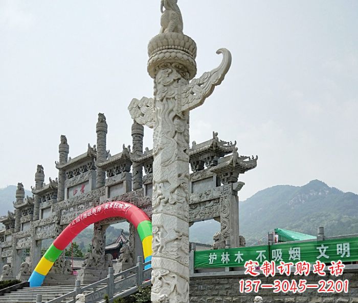 合肥中领雕塑汉白玉华表石雕--专业的定制雕塑制作服务