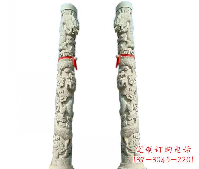 合肥时尚的盘龙柱石雕，给你不一样的空间
