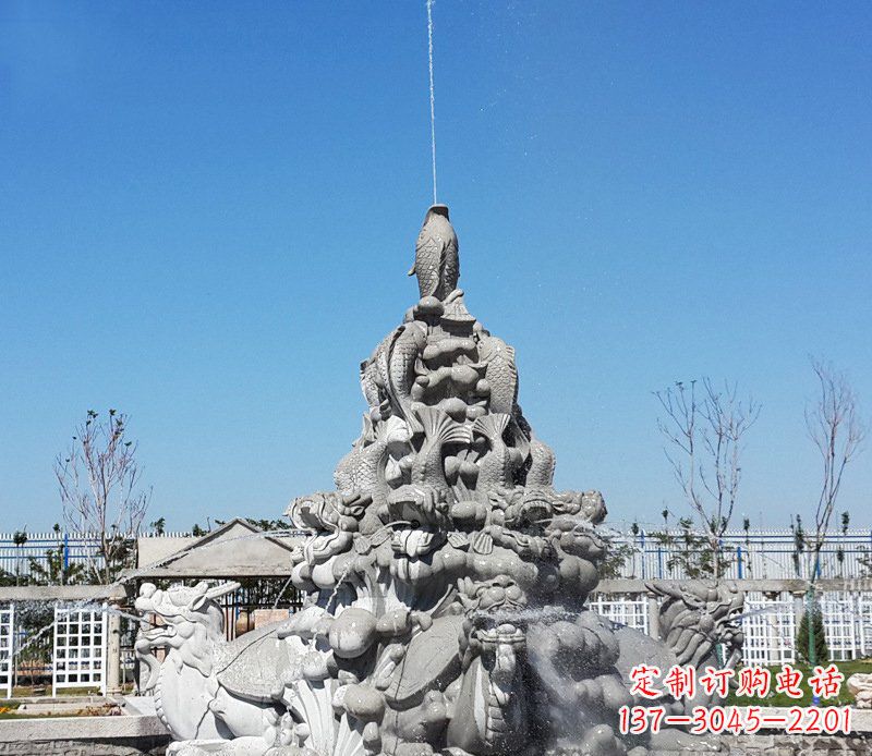 合肥令人称羡的广场龙龟喷泉石雕